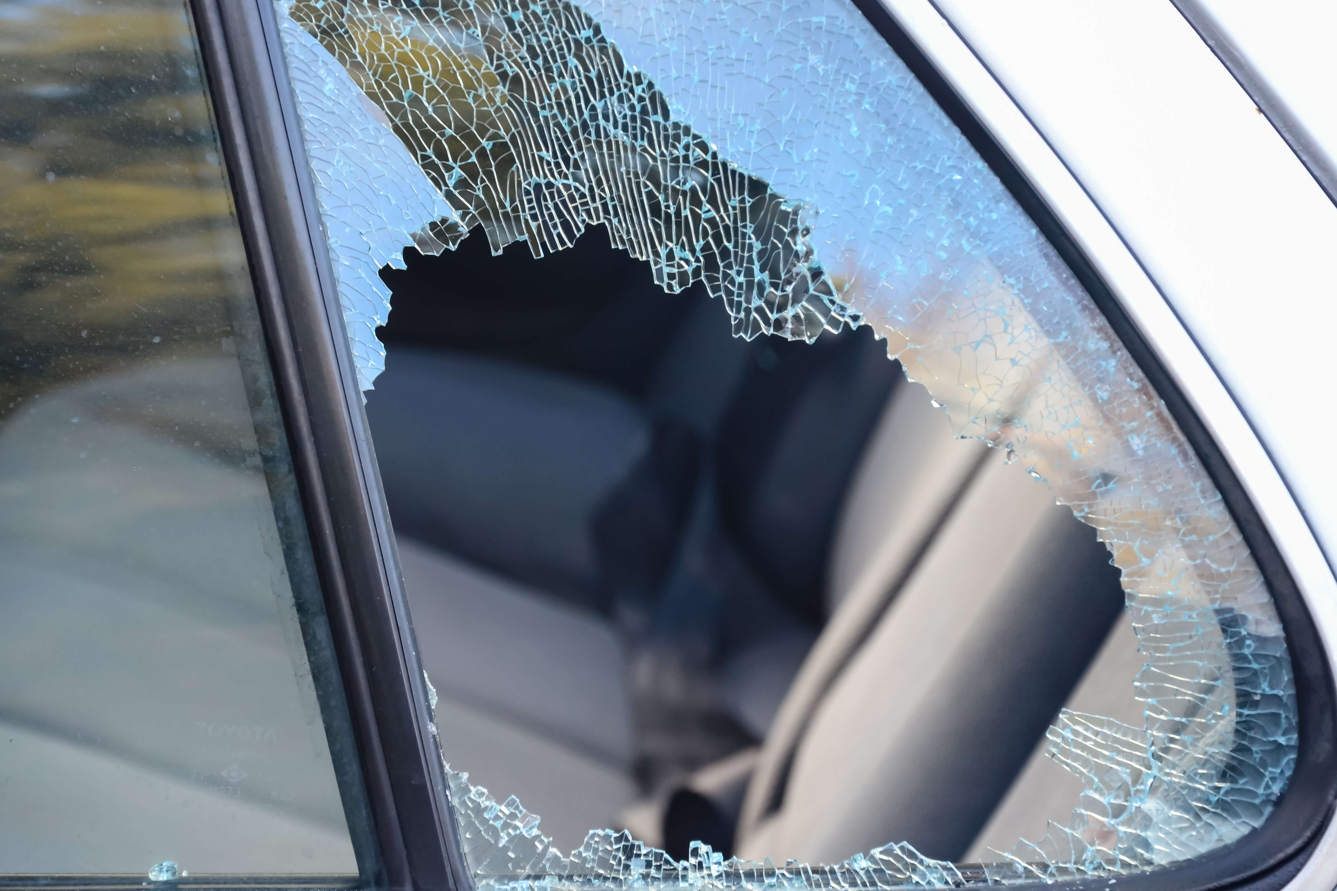 Car Window that was Broken into